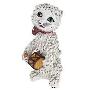 Italy Spaghetti Cat Kitten Playing Drum Band Figurine Mid Century